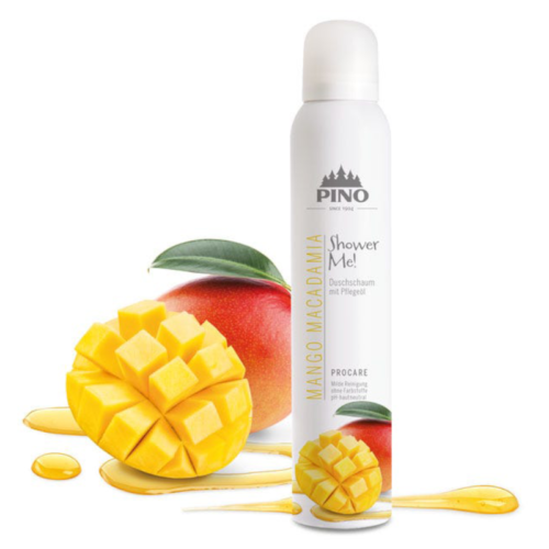 PINO Shower Me! Shower Foam Mango Macadamia - dušivaht, 200ml