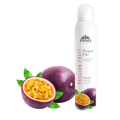 PINO Shower Me! Shower Foam Passion Fruit - dušivaht, 200ml