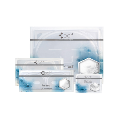 BDR Re-fresh gel mask eyes - sügavniisutav ja rahustav nano-geelmask silmadele, 5tk pakis