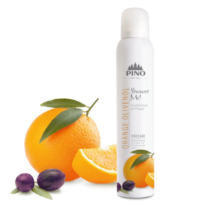 PINO Shower Me! Shower Foam Orange Olivenöl - dušivaht, 200ml